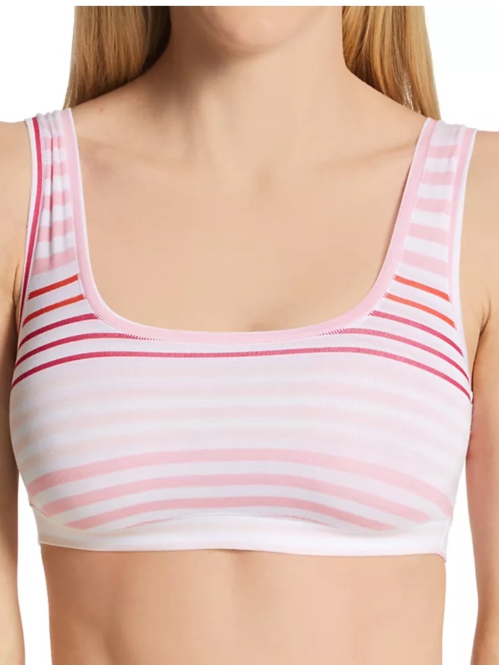 DKNY Women's Modal Wireless Bralette in Pink | Size Small